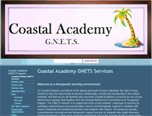 Tablet Screenshot of coastalacademygnets.com